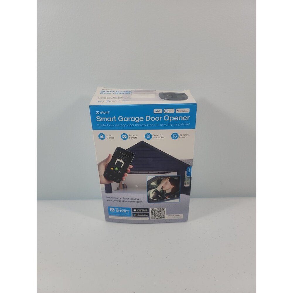 Atomi Smart Garage Door Opener - Built-in Camera WiFi-Compatible